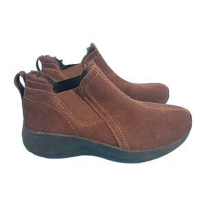 Earth Origins  Sz 7 Ecco Friendly Chelsea Boot Brown Ankle Minimalist Boho